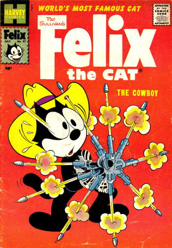 Pat Sullivan's Felix the Cat (Harvey, 1955 series) #97 (July 1958)