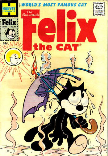 Pat Sullivan's Felix the Cat (Harvey, 1955 series) #96 June 1958