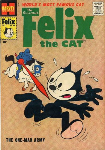 Pat Sullivan's Felix the Cat (Harvey, 1955 series) #88 October 1957