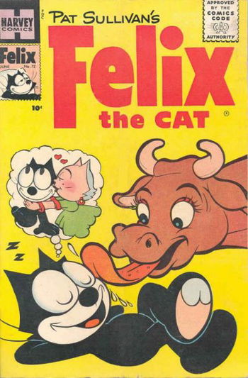 Pat Sullivan's Felix the Cat (Harvey, 1955 series) #72 June 1956