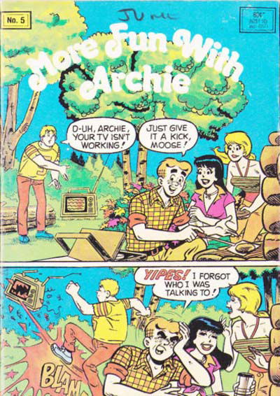 More Fun with Archie (Yaffa, 198? series) #5 ([July 1987?])