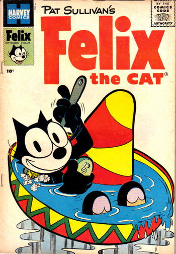 Pat Sullivan's Felix the Cat (Harvey, 1955 series) #75 September 1956