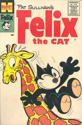 Pat Sullivan's Felix the Cat (Harvey, 1955 series) #71 (May 1956)