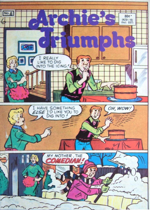 Archie's Triumphs (Yaffa Publishing, 1984? series) #6 (1987)