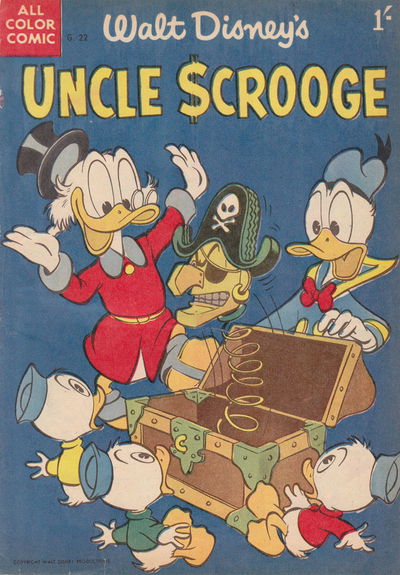 Walt Disney's Giant Comics [G Series] (WG Publications, 1951 series) #G.22 — Walt Disney's Uncle Scrooge June 1954