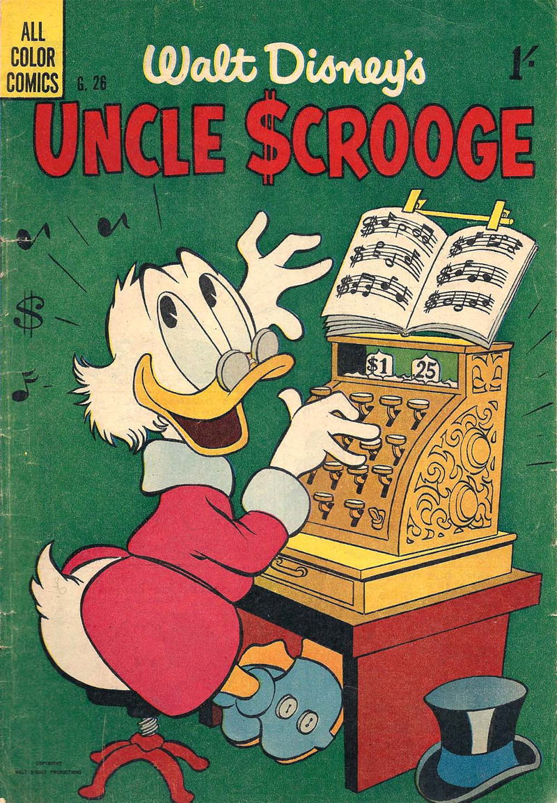Walt Disney's Giant Comics [G Series] (WG Publications, 1951 series) #G.26 — Walt Disney's Uncle Scrooge (October 1954)