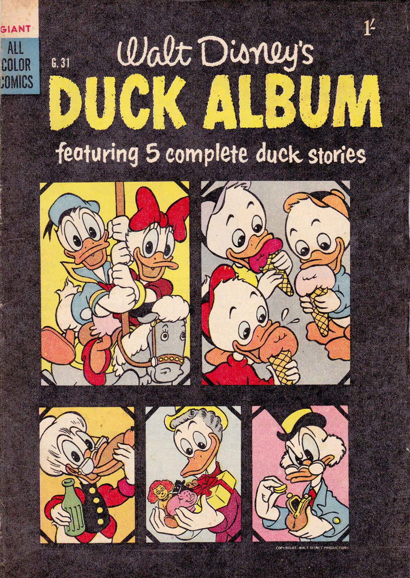 Walt Disney's Giant Comics [G Series] (WG Publications, 1951 series) #31 — Walt Disney's Duck Album (1955)
