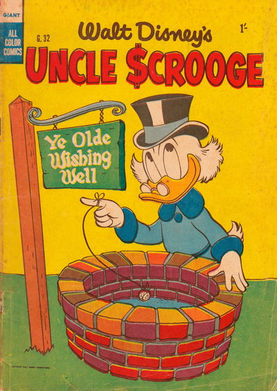 Walt Disney's Giant Comics [G Series] (WG Publications, 1951 series) #32 — Walt Disney's Uncle Scrooge April 1955