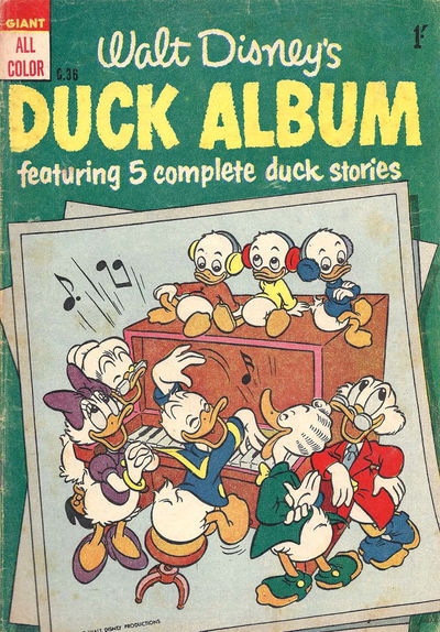 Walt Disney's Giant Comics [G Series] (WG Publications, 1951 series) #G.36 — Walt Disney's Duck Album July 1955