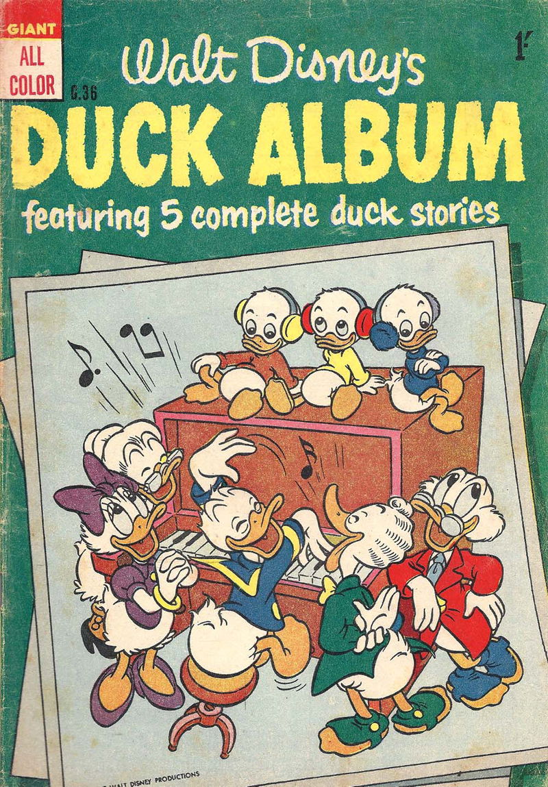 Walt Disney's Giant Comics [G Series] (WG Publications, 1951 series) #G.36 — Walt Disney's Duck Album (July 1955)
