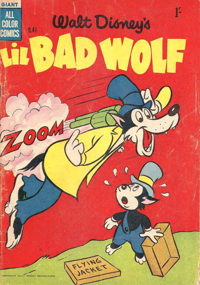 Walt Disney's Giant Comics [G Series] (WG Publications, 1951 series) #G.41 — Walt Disney's Lil Bad Wolf 1955