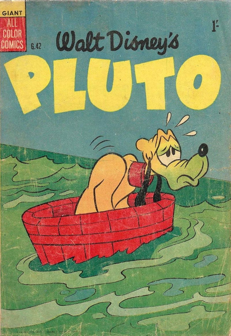 Walt Disney's Giant Comics [G Series] (WG Publications, 1951 series) #G.42 — Walt Disney's Pluto ([1955])