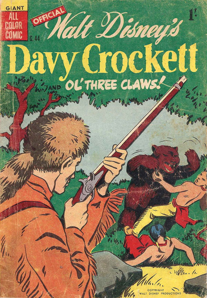 Walt Disney's Giant Comics [G Series] (WG Publications, 1951 series) #G.44 — Official Walt Disney's Davy Crockett (1955)