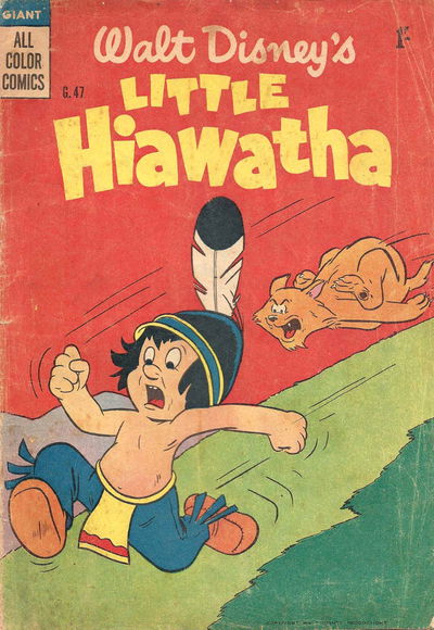 Walt Disney's Giant Comics [G Series] (WG Publications, 1951 series) #G.47 — Walt Disney's Little hiawatha [1956?]