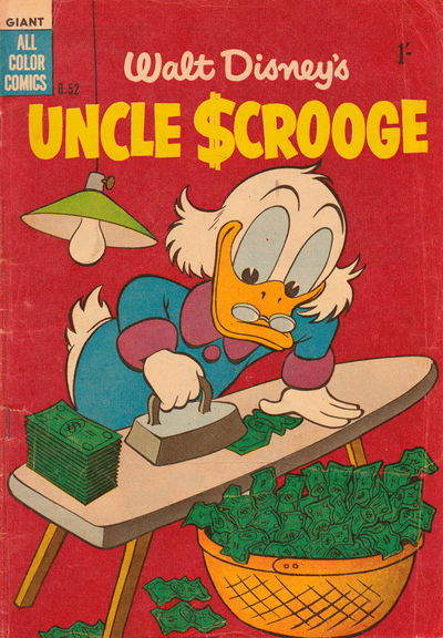 Walt Disney's Giant Comics [G Series] (WG Publications, 1951 series) #G.52 — Walt Disney's Uncle Scrooge 1956