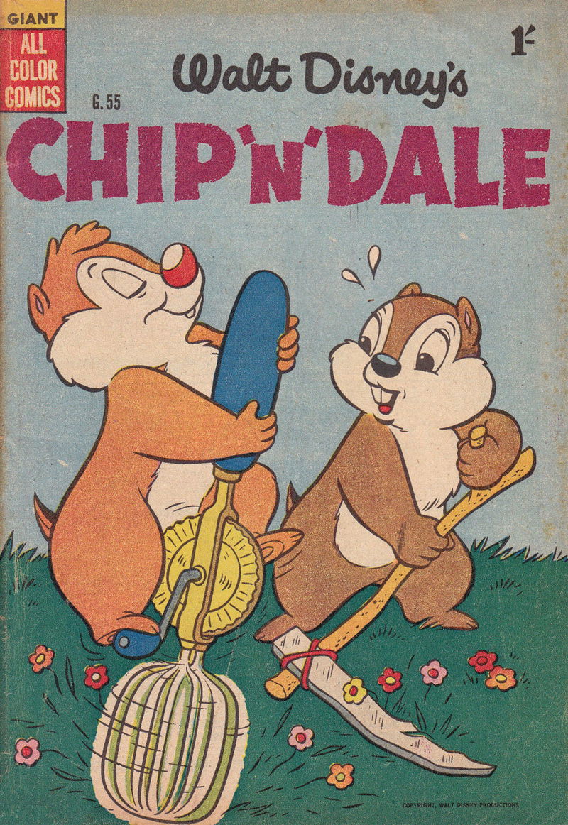 Walt Disney's Giant Comics [G Series] (WG Publications, 1951 series) #G.55 — Walt Disney's Chip 'n' Dale (1956)