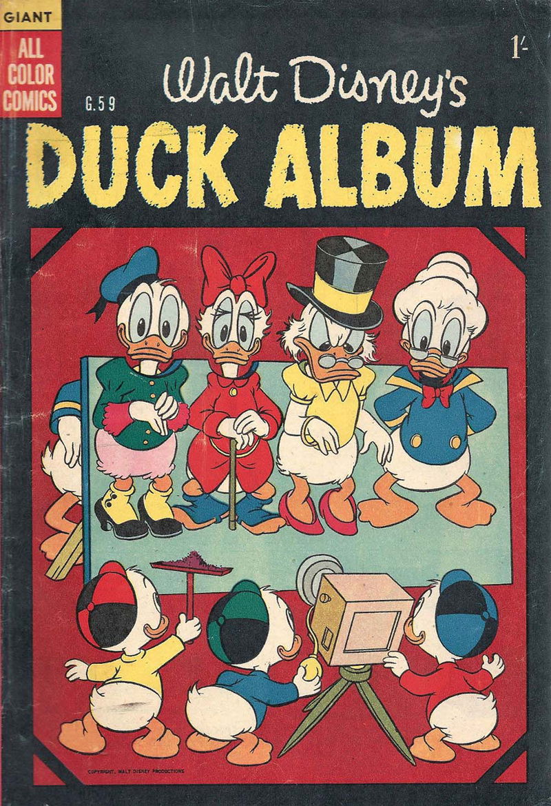 Walt Disney's Giant Comics [G Series] (WG Publications, 1951 series) #G.59 — Walt Disney's Duck Album (1956)
