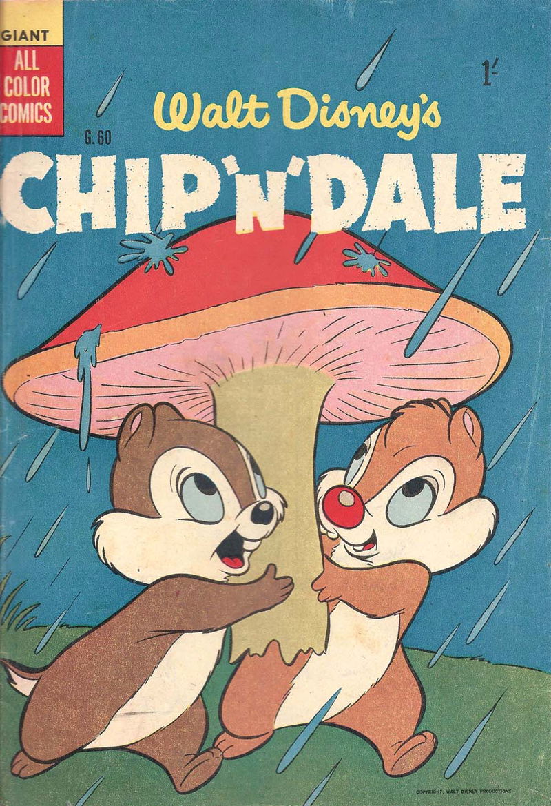 Walt Disney's Giant Comics [G Series] (WG Publications, 1951 series) #G.60 — Walt Disney's Chip 'n' Dale (1956)