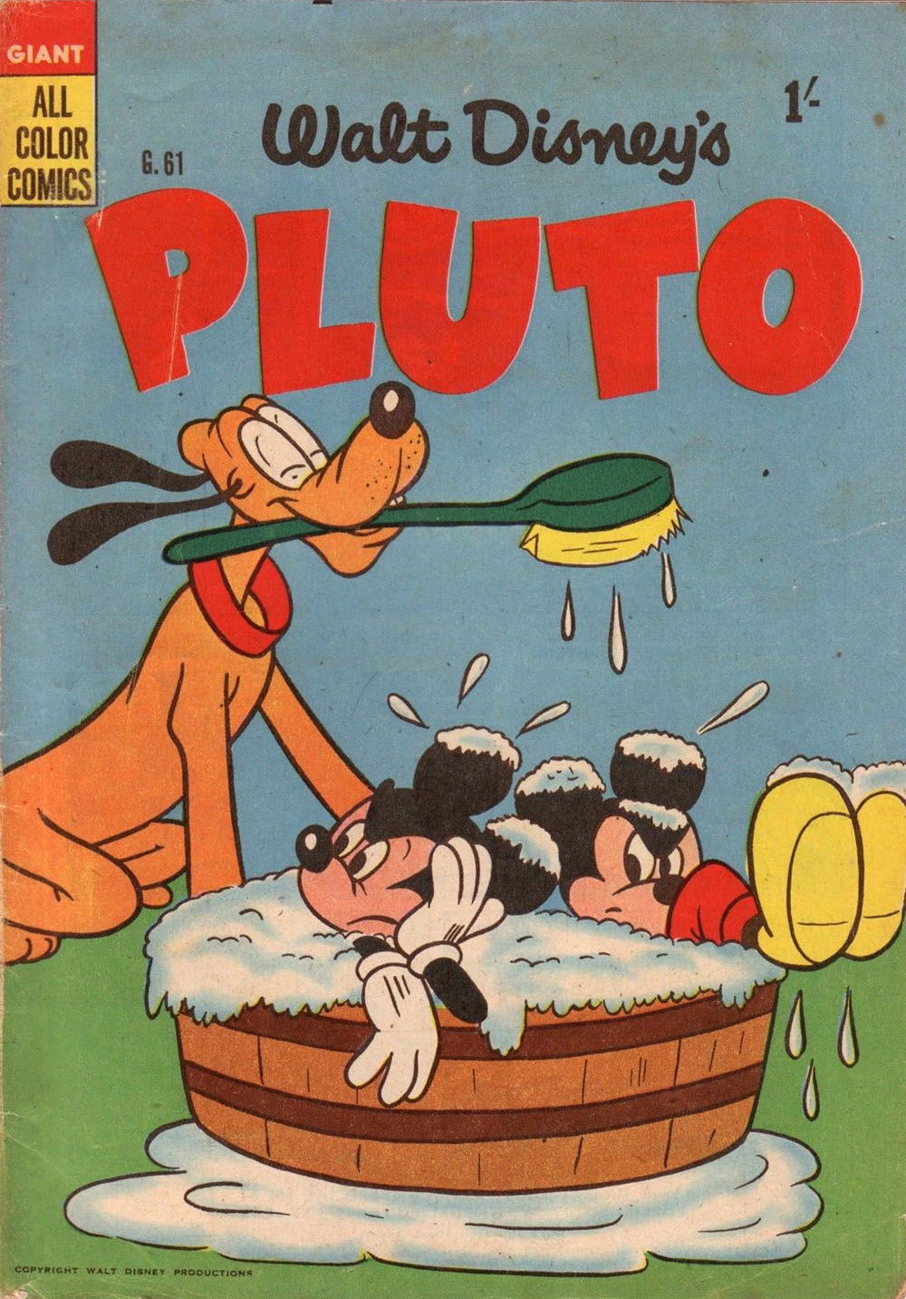 Walt Disney's Giant Comics [G Series] (WG Publications, 1951 series) #61 — Walt Disney's Pluto (1956)