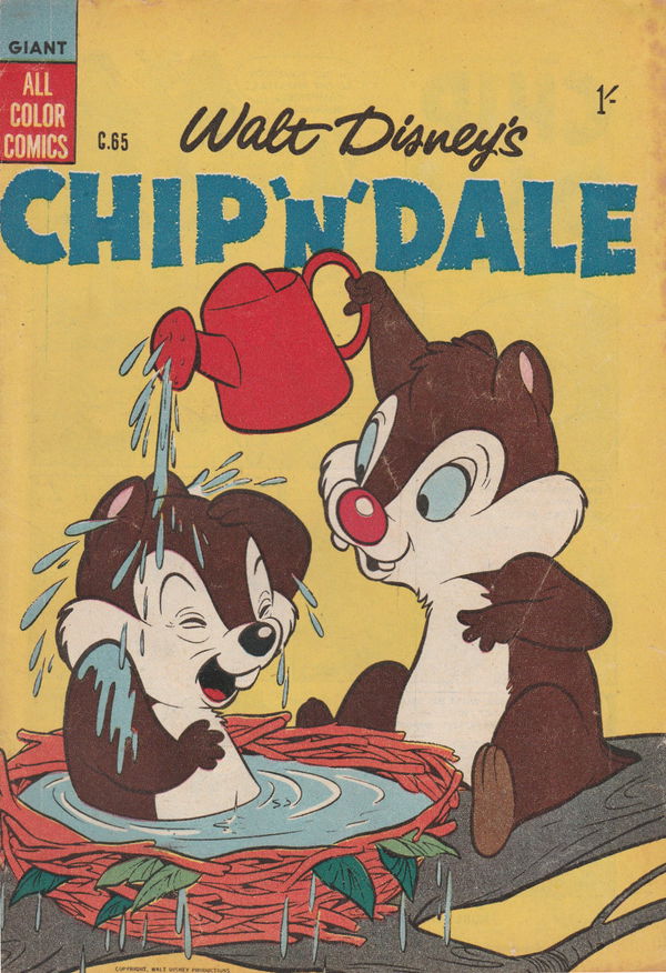 Walt Disney's Giant Comics [G Series] (WG Publications, 1951 series) #G65 ([1956?]) —Walt Disney's Chip 'n' Dale