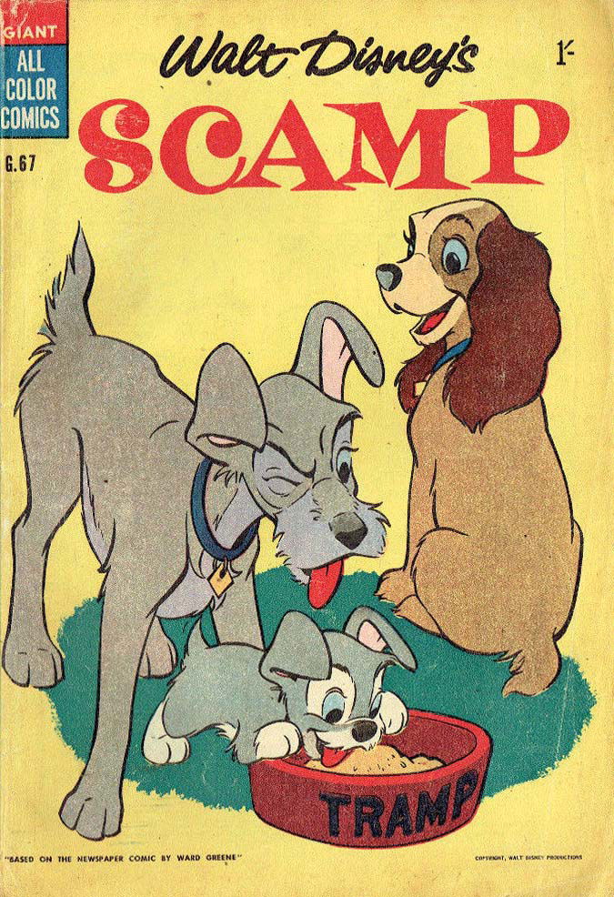 Walt Disney's Giant Comics [G Series] (WG Publications, 1951 series) #G.67 — Walt Disney's Scamp (1956?)
