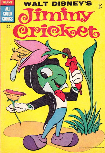Walt Disney's Giant Comics [G Series] (WG Publications, 1951 series) #G.71 — Walt Disney's Jiminy Cricket (1957)