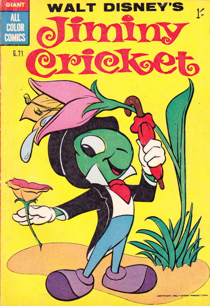 Walt Disney's Giant Comics [G Series] (WG Publications, 1951 series) #G.71 — Walt Disney's Jiminy Cricket (1957)