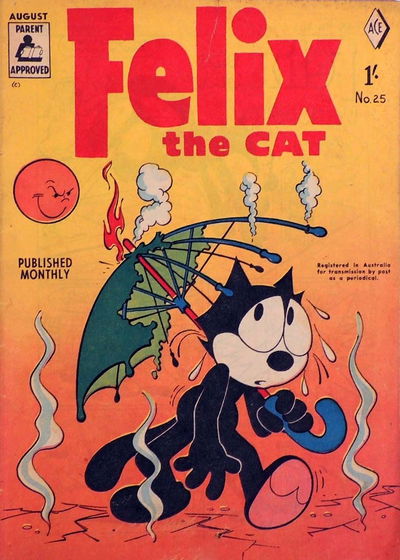 Felix the Cat (Junior Readers, 1956 series) #25 August 1958