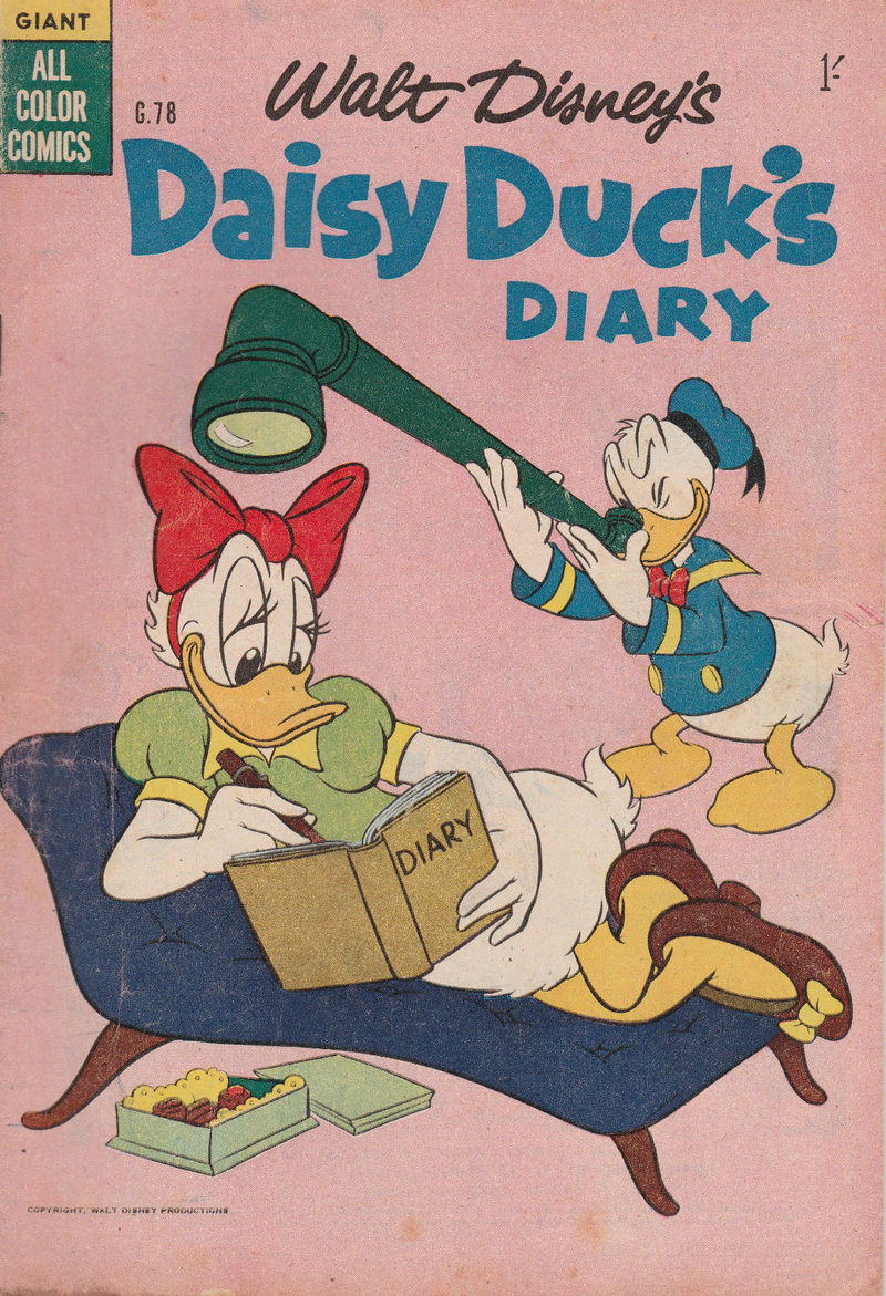Walt Disney's Giant Comics [G Series] (WG Publications, 1951 series) #G.78 — Walt Disney's Daisy Duck's Diary (1957)
