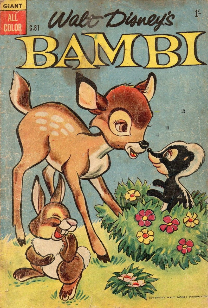 Walt Disney's Giant Comics [G Series] (WG Publications, 1951 series) #G.81 — Walt Disney's Bambi ([1957])