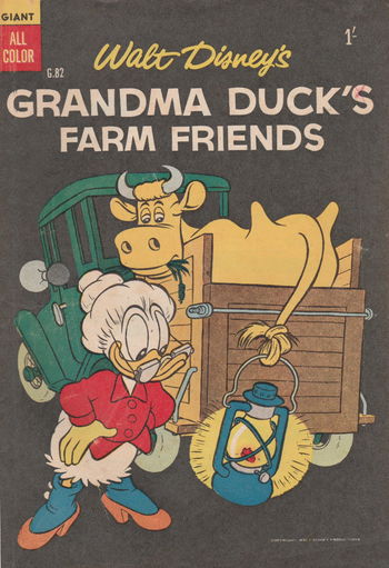 Walt Disney's Giant Comics [G Series] (WG Publications, 1951 series) #G.82 (1957) —Walt Disney's Grandma Duck's Farm Friends