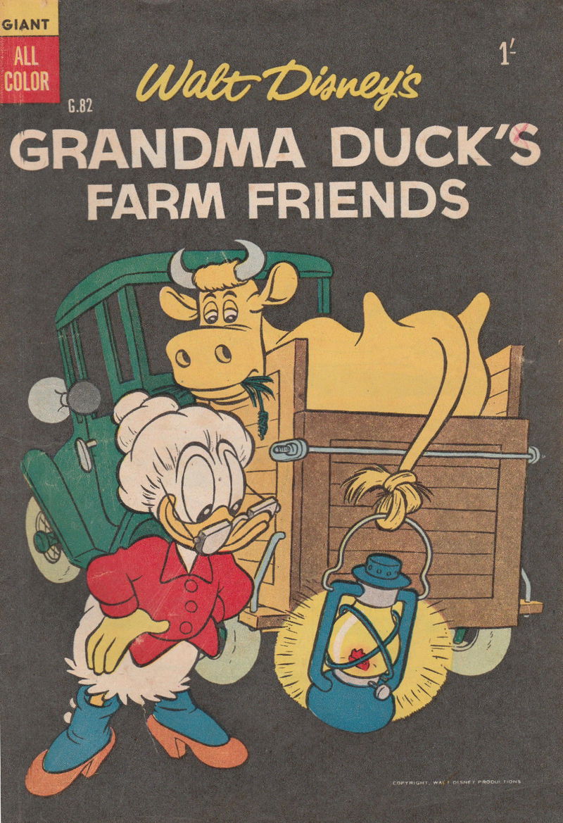 Walt Disney's Giant Comics [G Series] (WG Publications, 1951 series) #G.82 — Walt Disney's Grandma Duck's Farm Friends (1957)