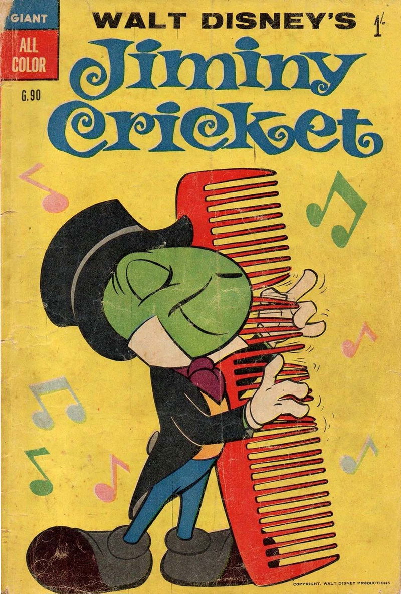 Walt Disney's Giant Comics [G Series] (WG Publications, 1951 series) #90 — Walt Disney's Jiminy Cricket (1957)