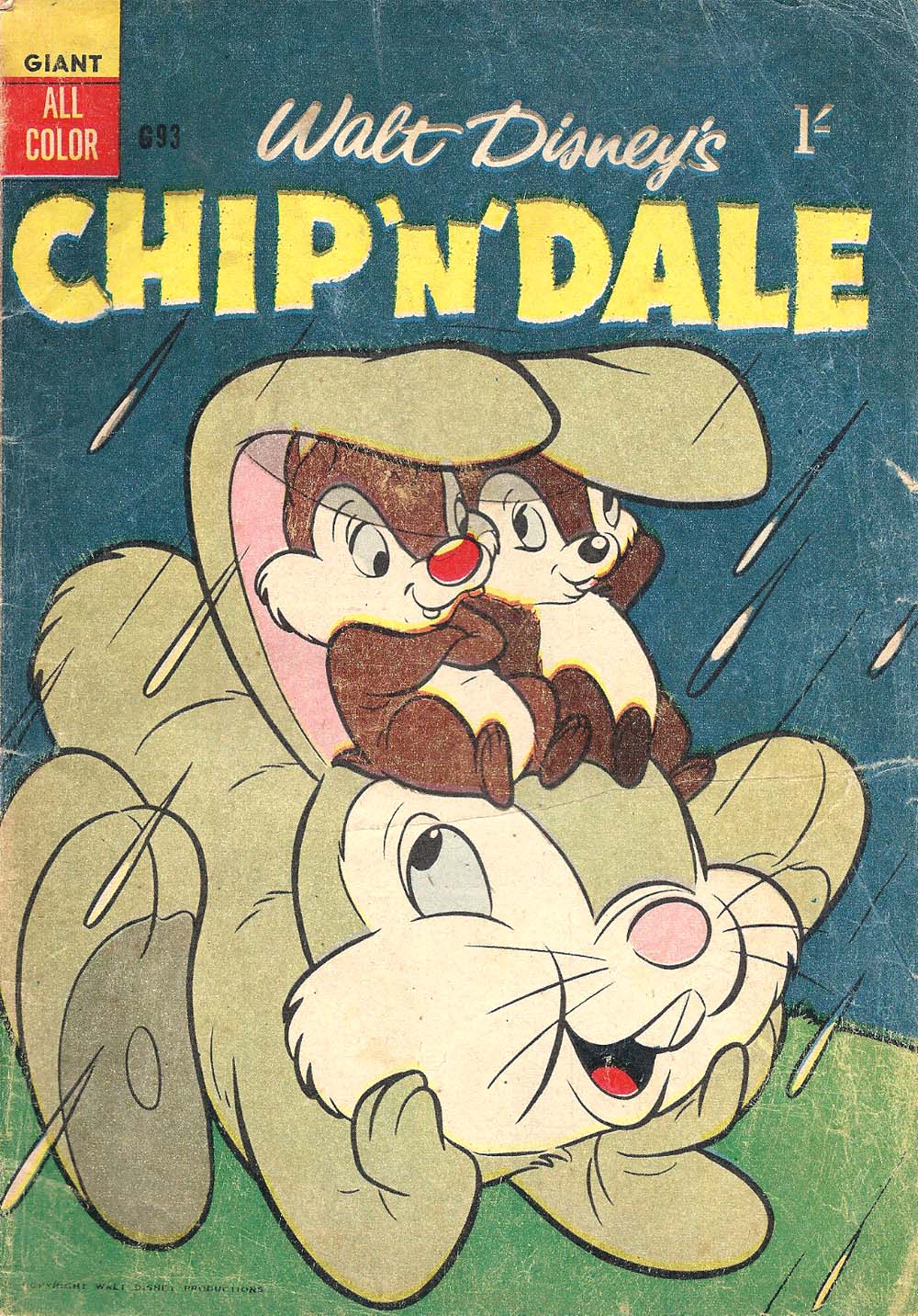 Walt Disney's Giant Comics [G Series] (WG Publications, 1951 series) #93 — Walt Disney's Chip 'n' Dale (1957)