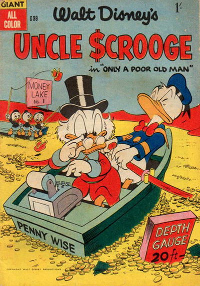 Walt Disney's Giant Comics [G Series] (WG Publications, 1951 series) #98 — Walt Disney's Uncle Scrooge 1958