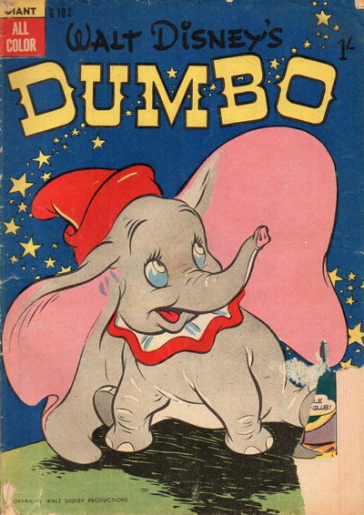 Walt Disney's Giant Comics [G Series] (WG Publications, 1951 series) #G102 — Walt Disney's Dumbo [1958]