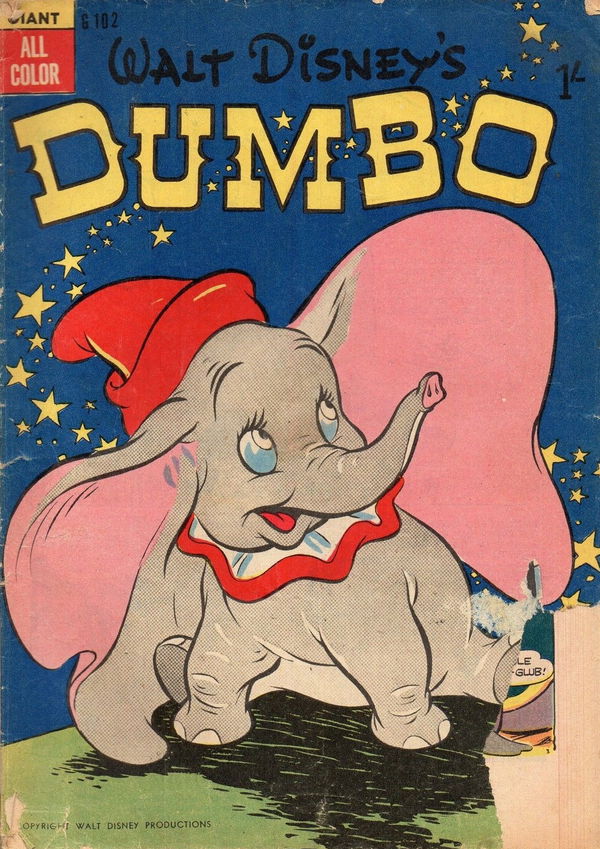 Walt Disney's Giant Comics [G Series] (WG Publications, 1951 series) #G102 ([1958]) —Walt Disney's Dumbo