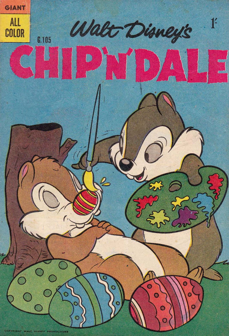 Walt Disney's Giant Comics [G Series] (WG Publications, 1951 series) #G105 — Walt Disney's Chip 'n' Dale (1958)