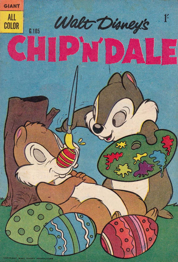 Walt Disney's Giant Comics [G Series] (WG Publications, 1951 series) #G105 (1958) —Walt Disney's Chip 'n' Dale