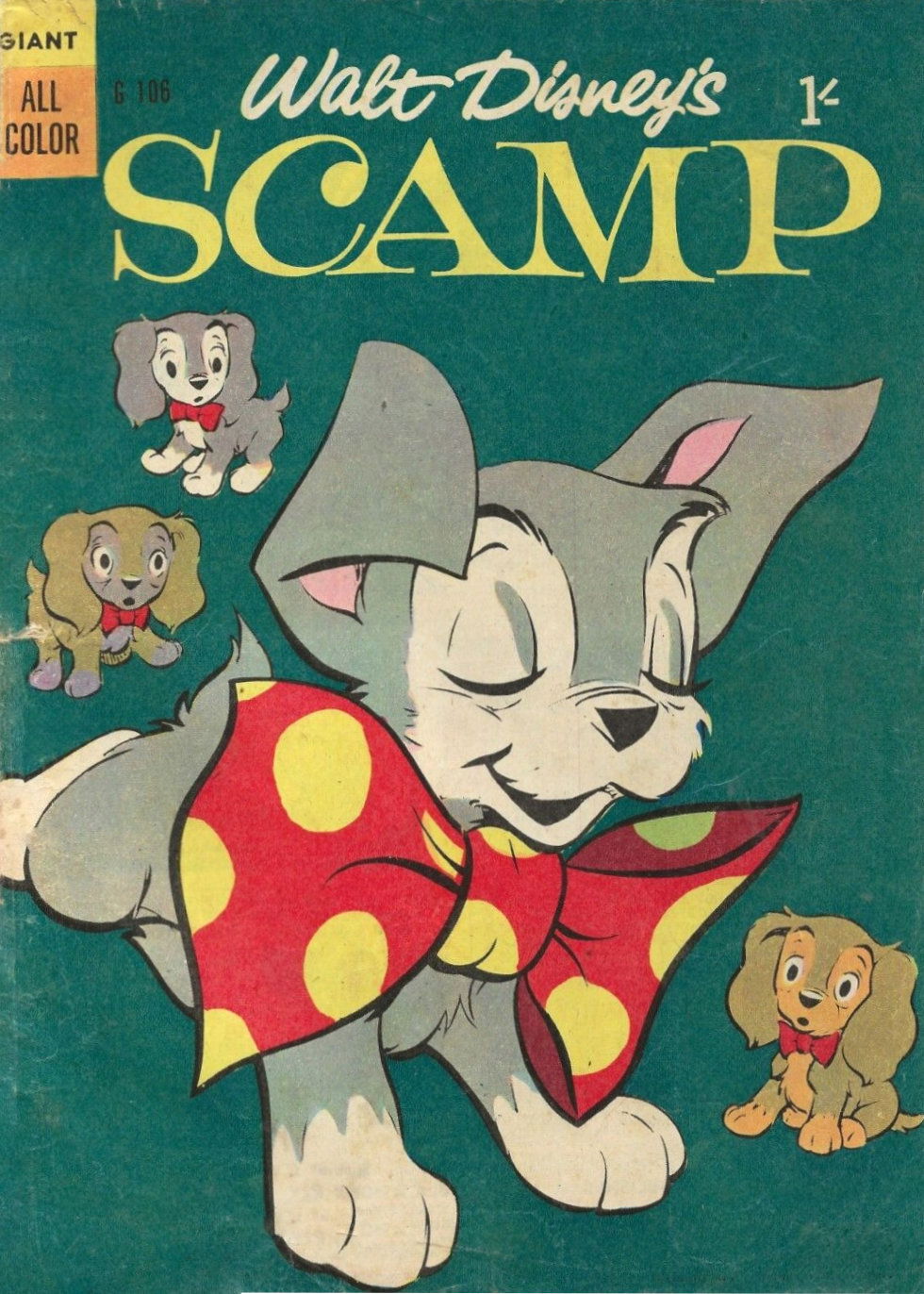 Walt Disney's Giant Comics [G Series] (WG Publications, 1951 series) #G106 — Walt Disney's Scamp ([May 1958])