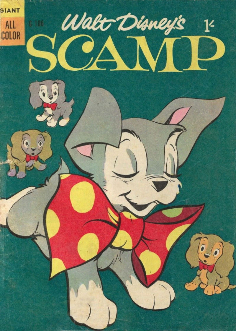 Walt Disney's Giant Comics [G Series] (WG Publications, 1951 series) #G106 — Walt Disney's Scamp ([May 1958])