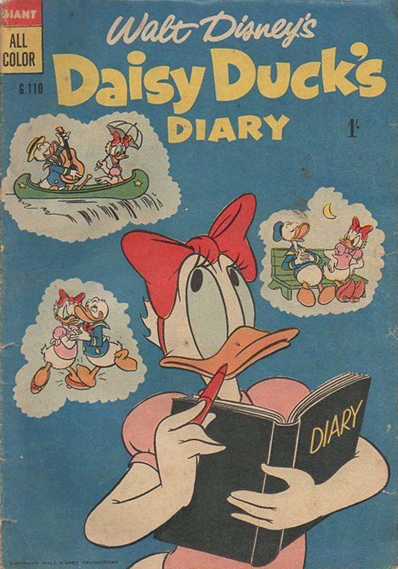 Walt Disney's Giant Comics [G Series] (WG Publications, 1951 series) #G110 — Walt Disney's Daisy Duck's Diary (1958)