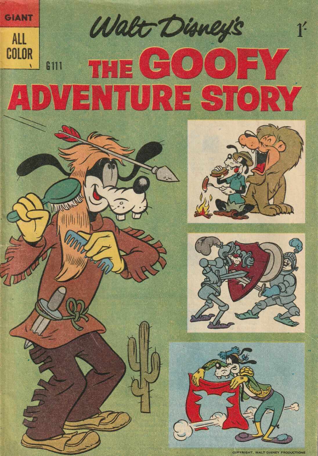Walt Disney's Giant Comics [G Series] (WG Publications, 1951 series) #G111 — Walt Disney's the Goofy Adventure Story (1958)