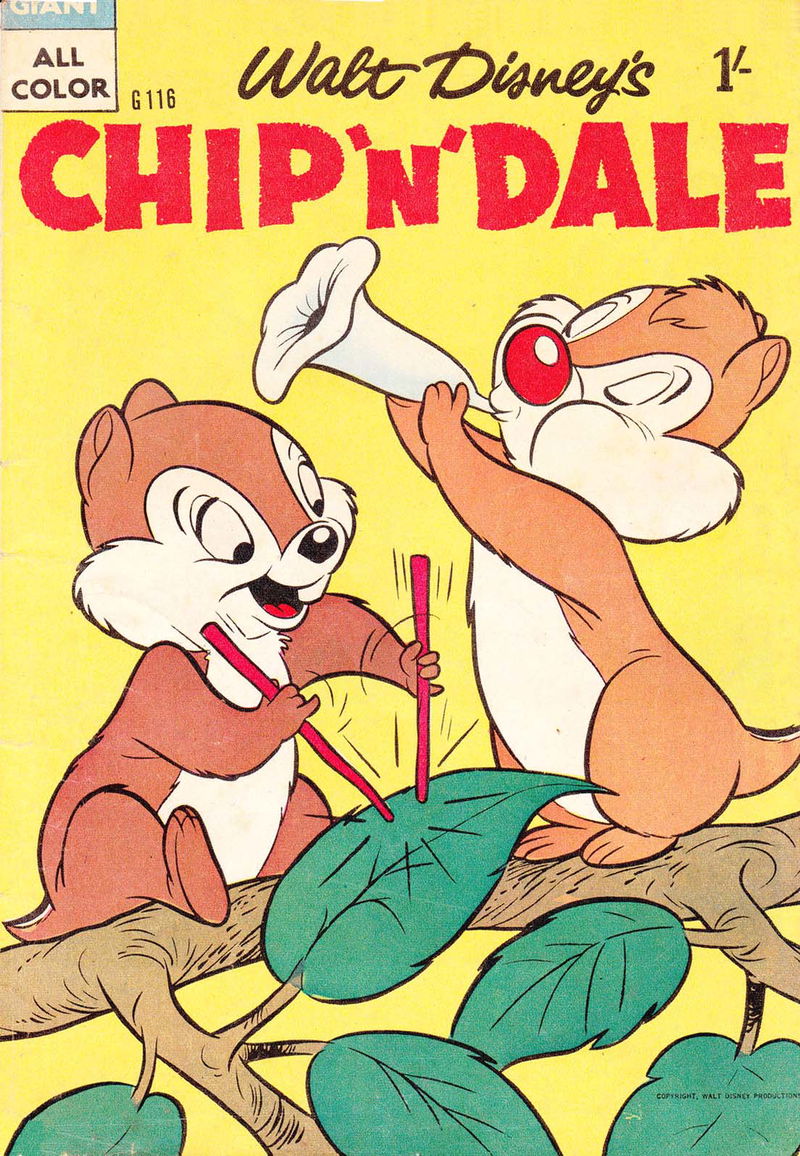 Walt Disney's Giant Comics [G Series] (WG Publications, 1951 series) #G116 — Walt Disney's Chip 'n' Dale (1958)
