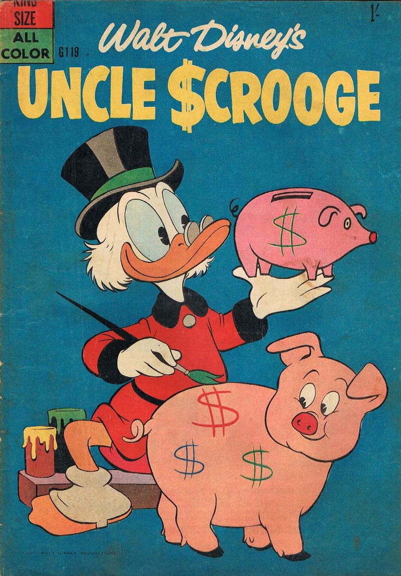 Walt Disney's Giant Comics [G Series] (WG Publications, 1951 series) #G119 — Walt Disney's Uncle Scrooge (1958)