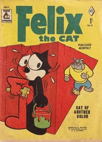 Felix the Cat (Junior Readers, 1956 series) #12 July 1957