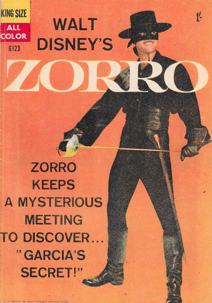 Walt Disney's Giant Comics [G Series] (WG Publications, 1951 series) #123 — Walt Disney's Zorro ([January 1959?])