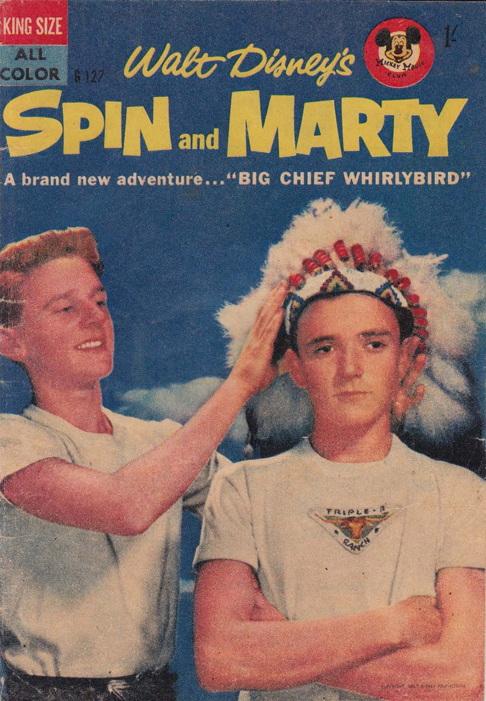 Walt Disney's Giant Comics [G Series] (WG Publications, 1951 series) #G127 — Walt Disney's Spin and Marty (1959)