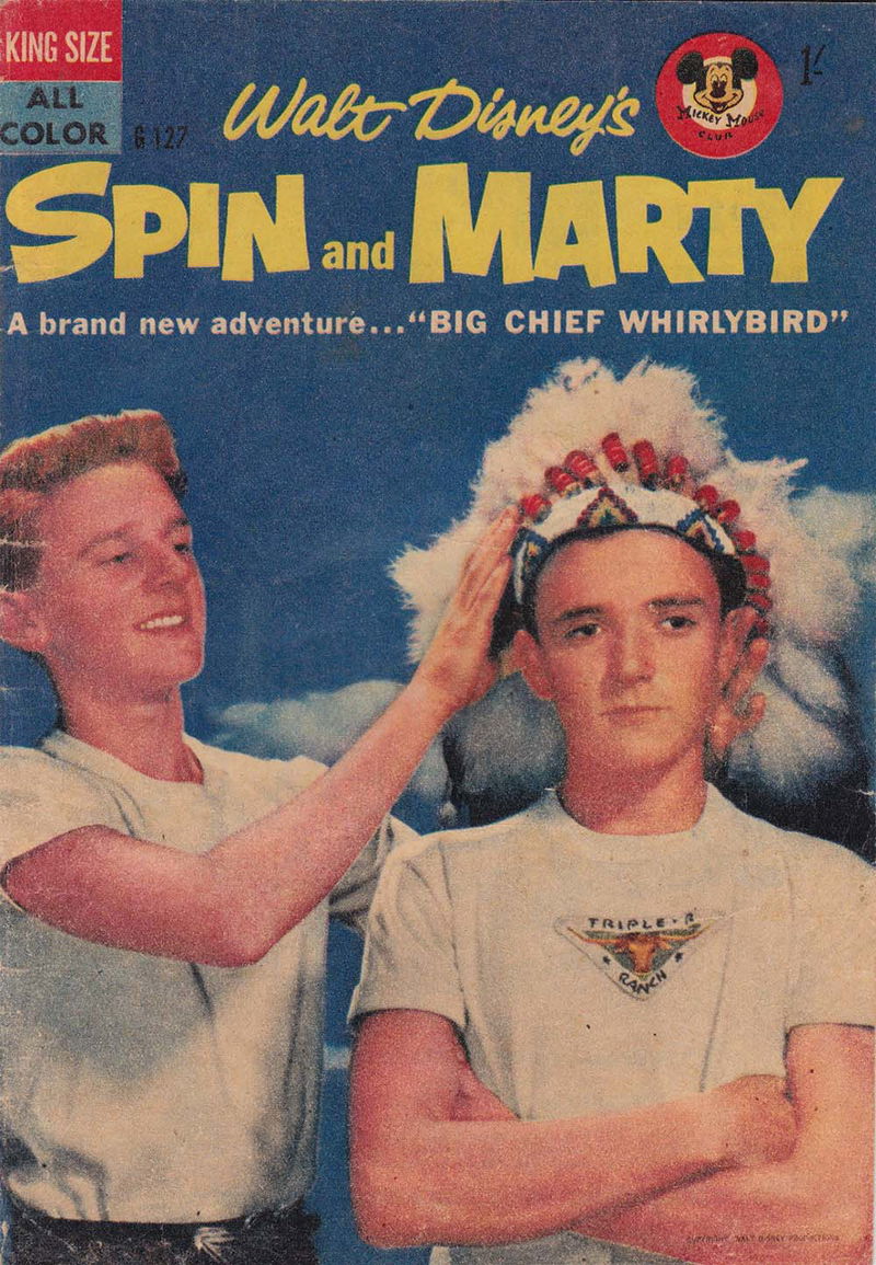 Walt Disney's Giant Comics [G Series] (WG Publications, 1951 series) #G127 — Walt Disney's Spin and Marty (1959)