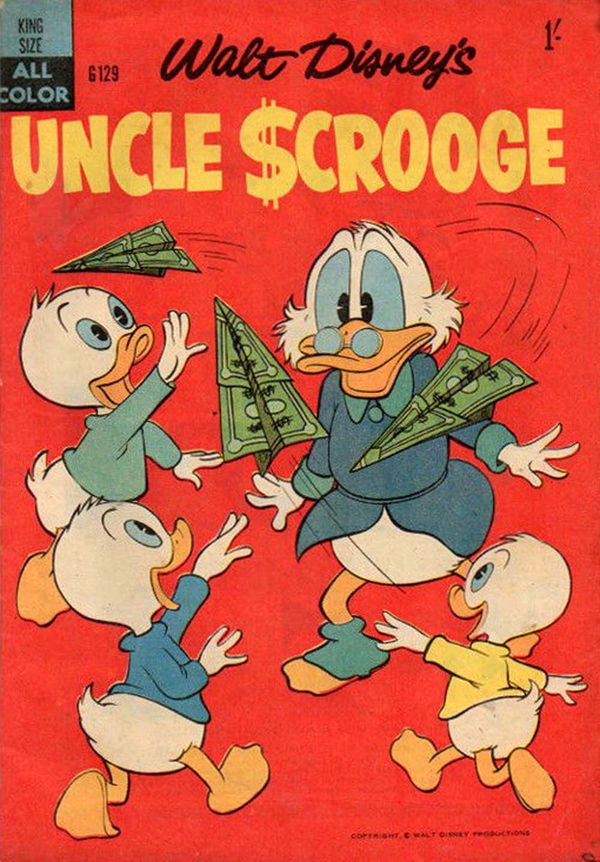 Walt Disney's Giant Comics [G Series] (WG Publications, 1951 series) #G129 ([1959]) —Walt Disney's Uncle Scrooge